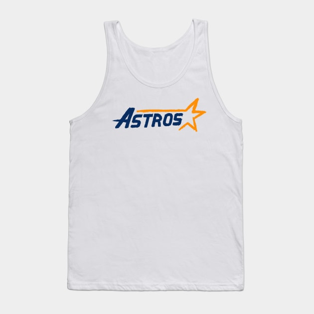 Houston Astroooos Tank Top by Very Simple Graph